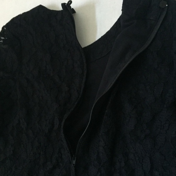 H&M Divided Size 6 Black Lace Dress Mini Sexy - Picture 6 of 8